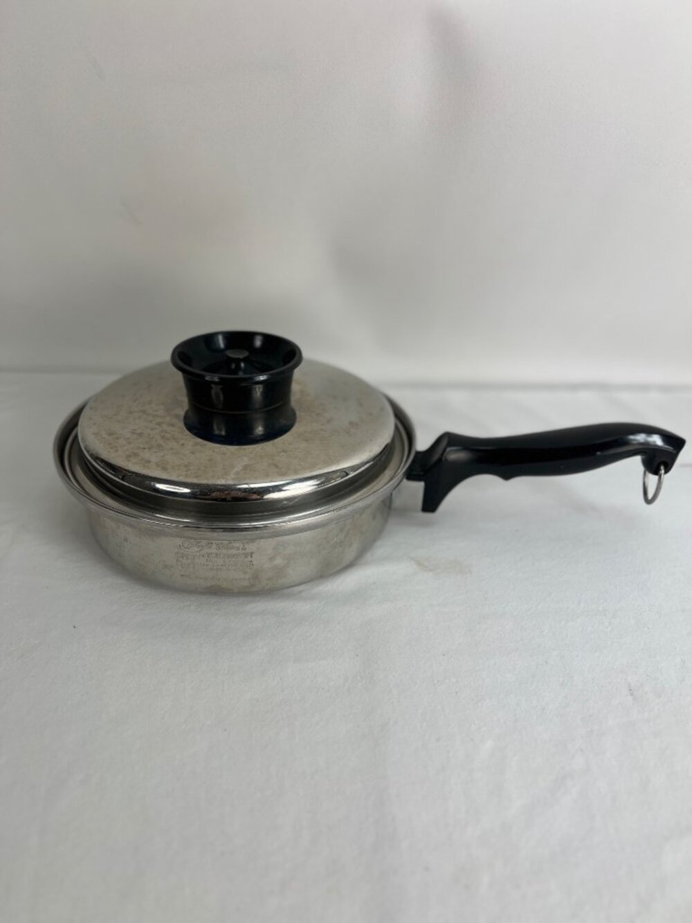 Chefs Ware Townecraft Multi Core 5 Ply T304 Stainless 8 Inch Diameter Vintage Co